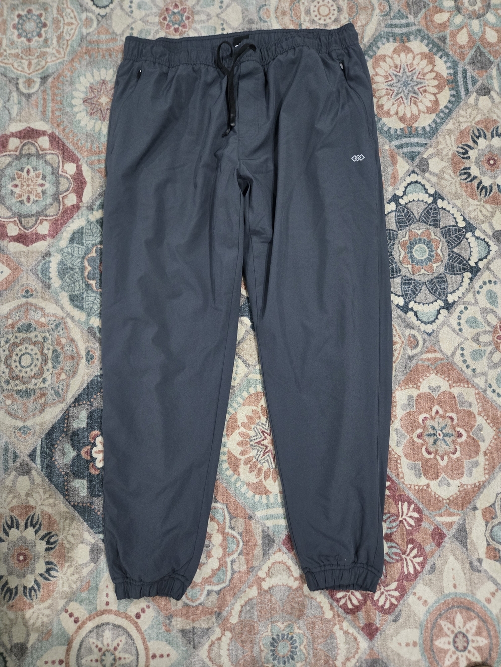 Leg3nd Men's Casual Performance Drawstring Charcoal Jogger PantsXL - Picture 5 of 5